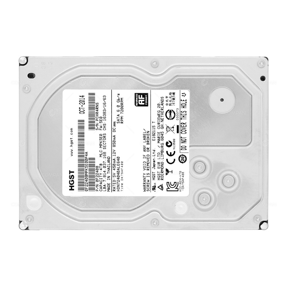 HDN724040ALE640  HITACH HARD DRIVE 4TB 6G 7.2K 3.5 LFF SATA